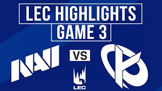 NAVI vs KC Highlights Game 3 | LEC Spring Playoffs 2026 | Natus Vincere vs Karmine Corp