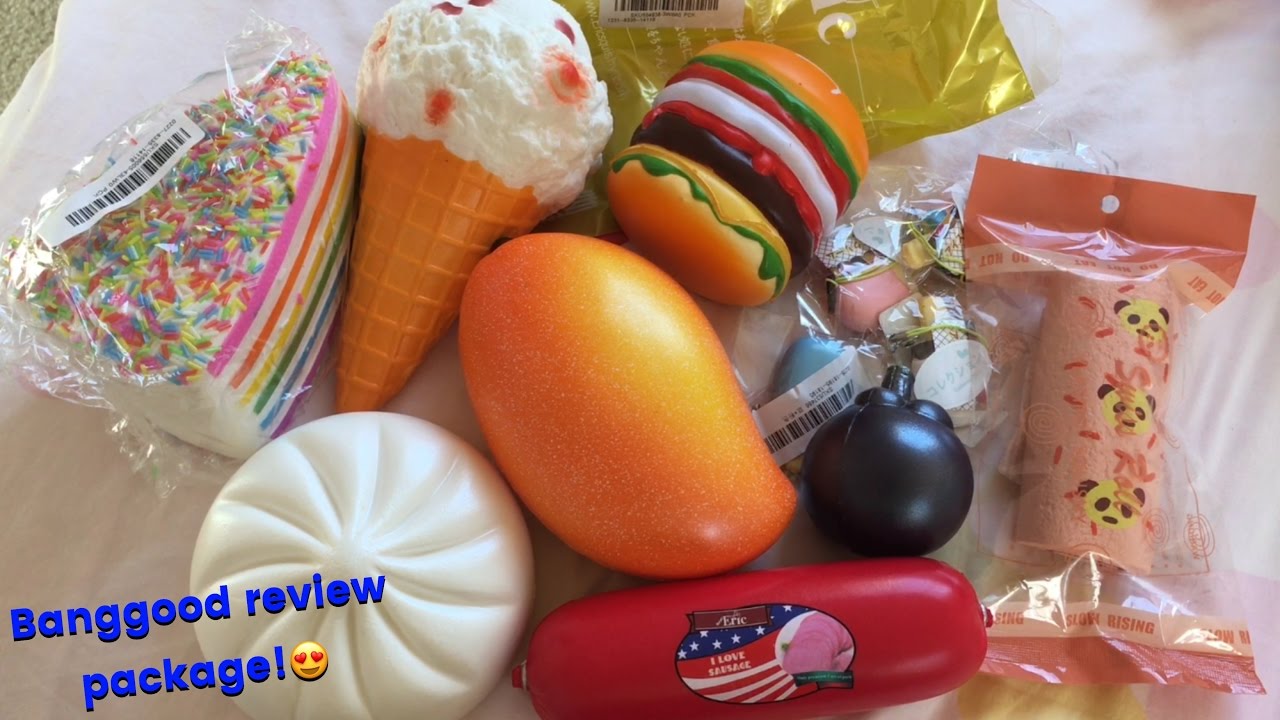 ERIC SAUSAGE SQUISHY?! Banggood Review Package Opening #2