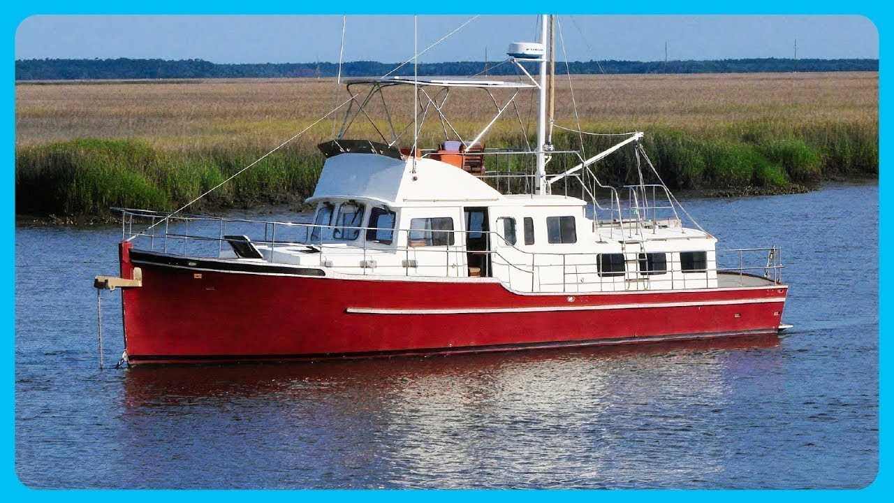 Is This the PERFECT Shoal Draft 44′ Liveaboard Trawler? [Full Tour] Learning the Lines
