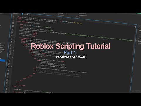 Roblox Scripting Tutorial | Part 1: Variables and Values
