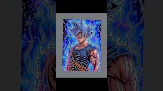 Goku Appears With Just Code #generativeart #anime