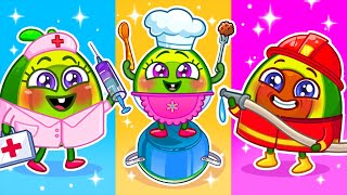 🤩 Which Profession is the Best for Avocado Baby? 💼👶 || Fun Kids Cartoons by Pit & Penny Stories 🥑💖