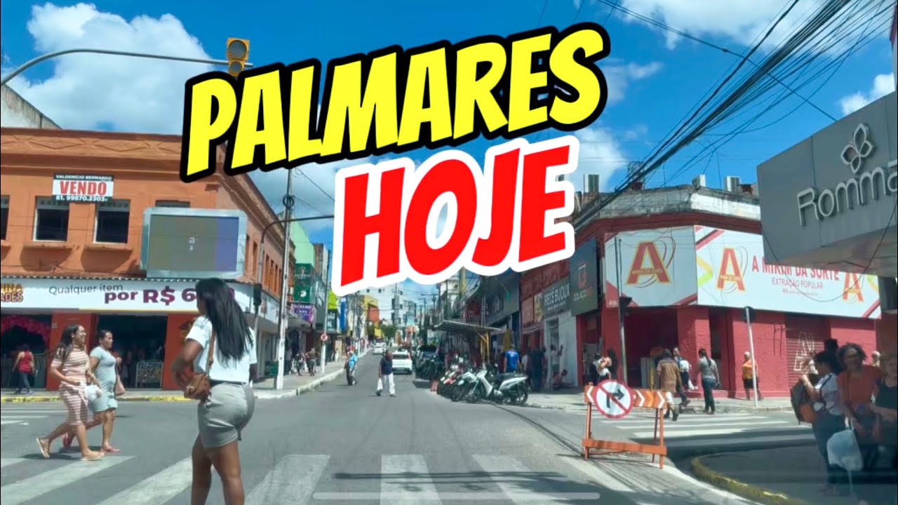 VEJA O MOVIMENTO NO COMÉRCIO DE PALMARES -PE, HOJE!