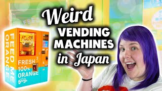 Weird vending machines in Japan!