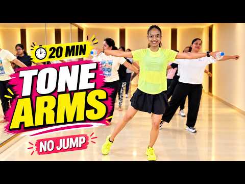 Lose Arm Fat & Tone Arms at Home | Easy Dumbbell Dance Workout (No Equipment Option)