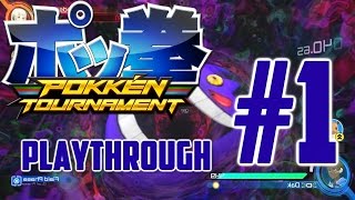 Let's Play Pokken Tournament Part 1: Green League Intro