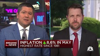 White House economist Brian Deese reacts to May's hot inflation report