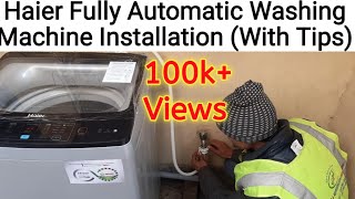 Haier Fully Automatic Washing Machine Installation in Urdu/Hindi