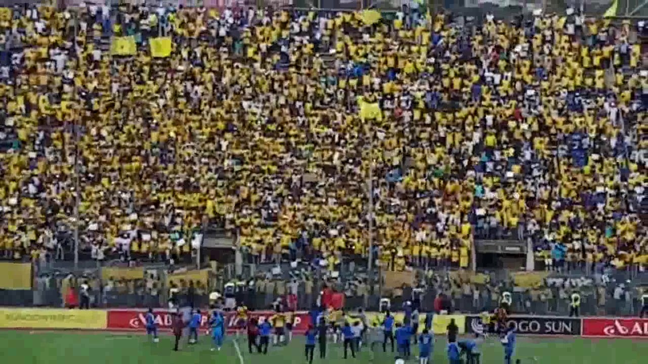 Sundowns Fans Celebrate After Winning The League Title For The 8th Time ...