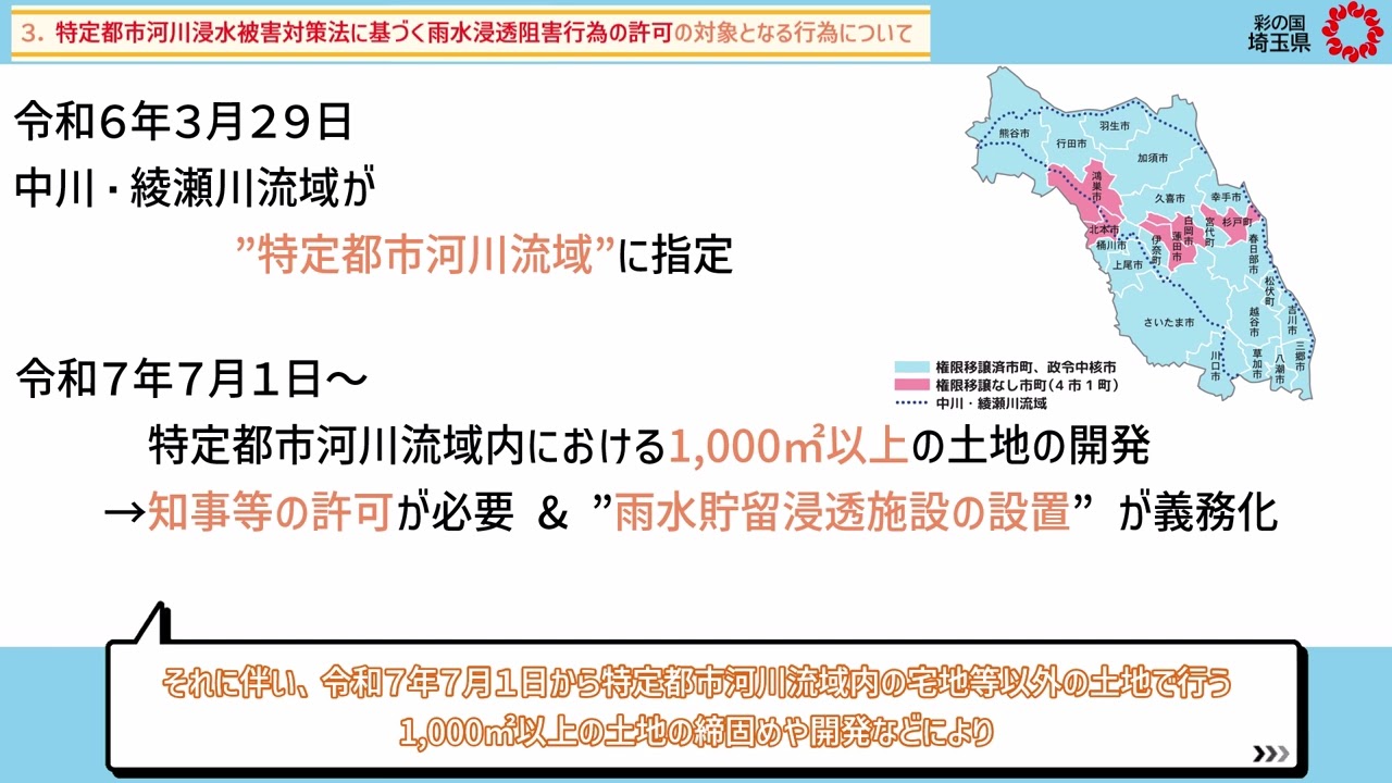 【中古】 特定都市河川浸水被害対策法の解説 特定都市河川浸水被害対策法 埼玉県における”雨水浸透阻害行為 許可