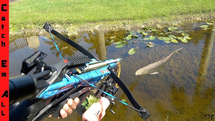 CROSSBOW Mini FISHING ROD MODIFICATION diy CATCHES FISH! 