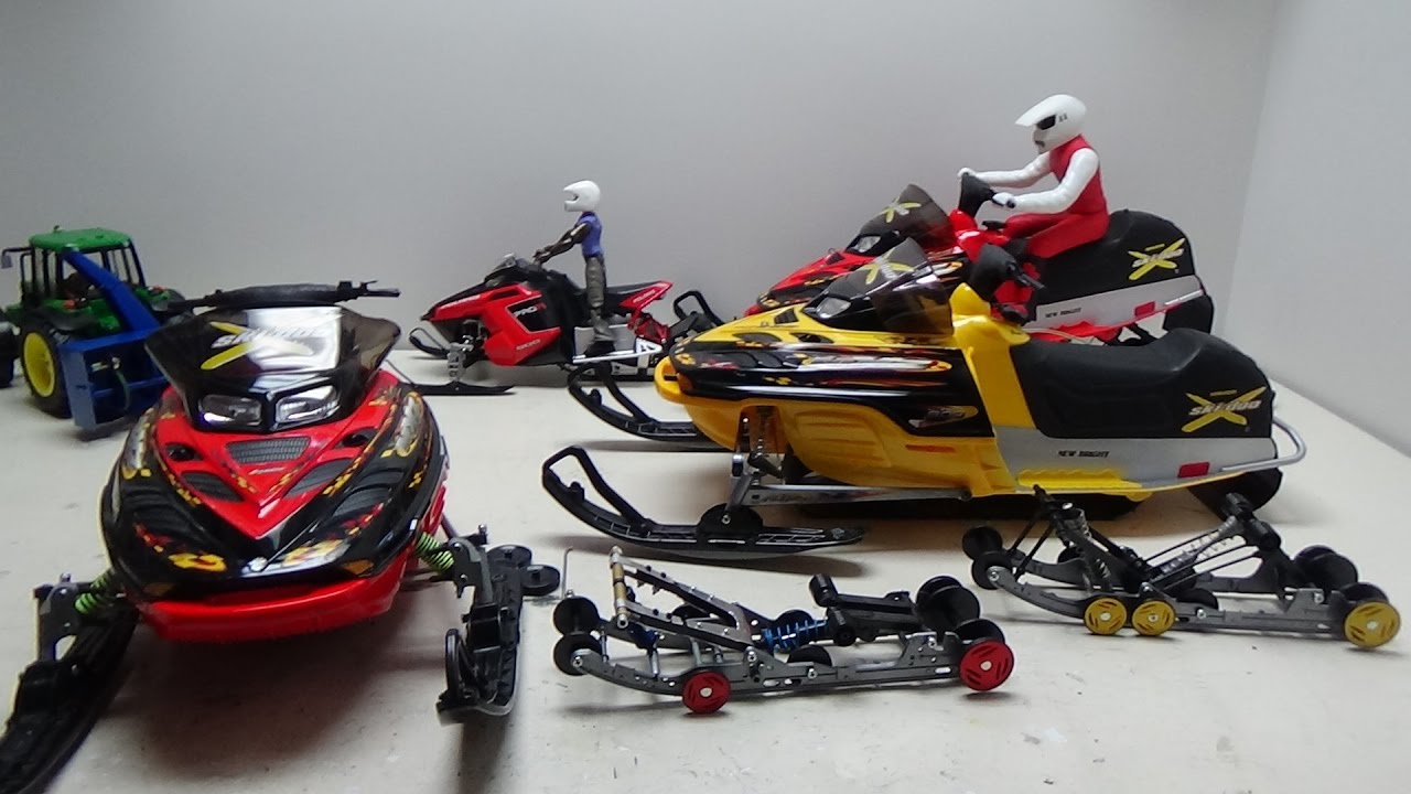 Rc snowmobile new bright convertion off 