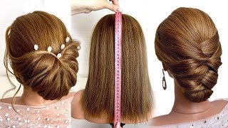 5 Hairstyles for short hair.Beautiful hairstyles step by step