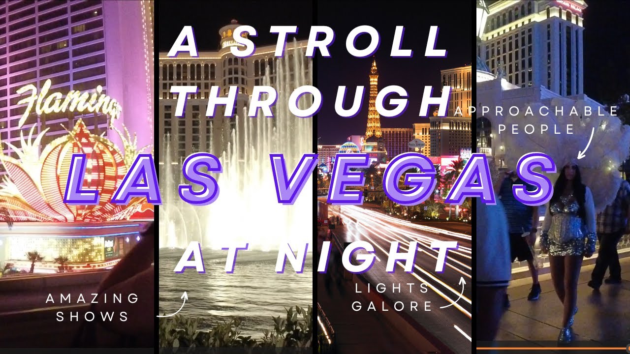 🌟 A Dazzling Nighttime Stroll on the Las Vegas Strip Bellagio Fountain & Live Music 🎶 YouTube