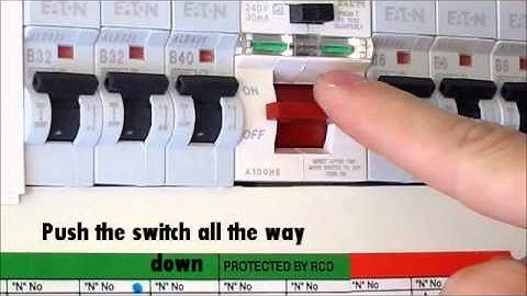 RCD Reset - "Toggle Type RCD"