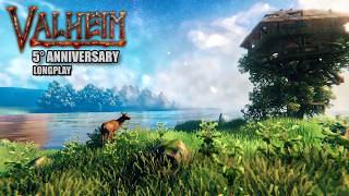 Valheim 5° Anniversary Relaxing Longplay | Hard - no Map (No Commentary)