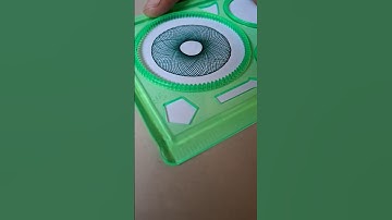 Wait for the beautiful design #YouTube #shorts #spirograph #asmr #satisfying #creative #art #drawing