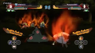 Naruto Storm Revolution - Crazy Ass Win! Sasuke Vs Kushina (2-1)