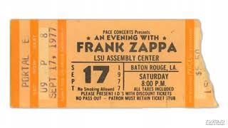 Frank Zappa - Wild Love, LSU Assembly Center, Baton Rouge, LA, September 17, 1977