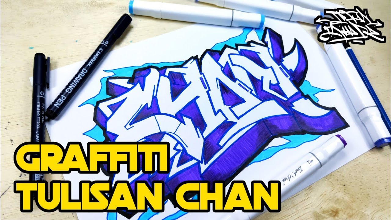 Cara membuat graffiti di kertas simpel YouTube