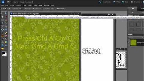 Filling and Offsetting Outline Word Art Letters with Patterned Paper