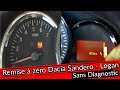 Remise à Zéro Du Compteur Dacia Dokker Sandero Logan Après Vidange ارجاع العداد الى الصفر 