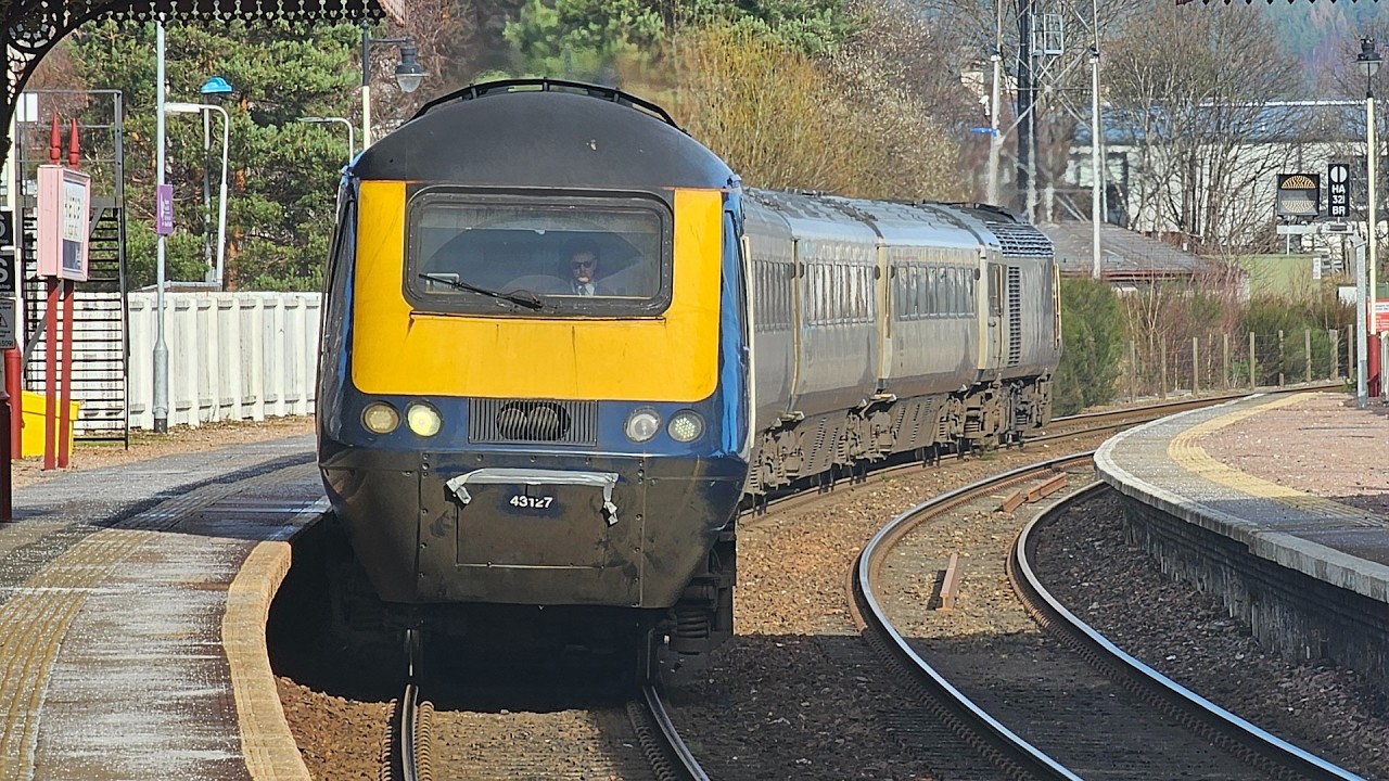 Scotrail Inter7City HST's at Pitlochry & Aviemore 08/03/2026