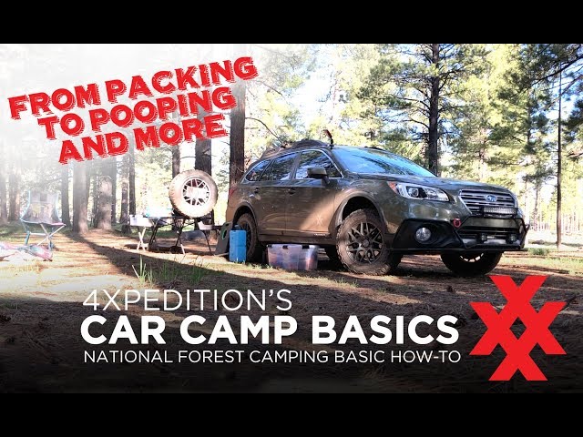 Car Camping Basics with Off-Road Subaru Outback Overland