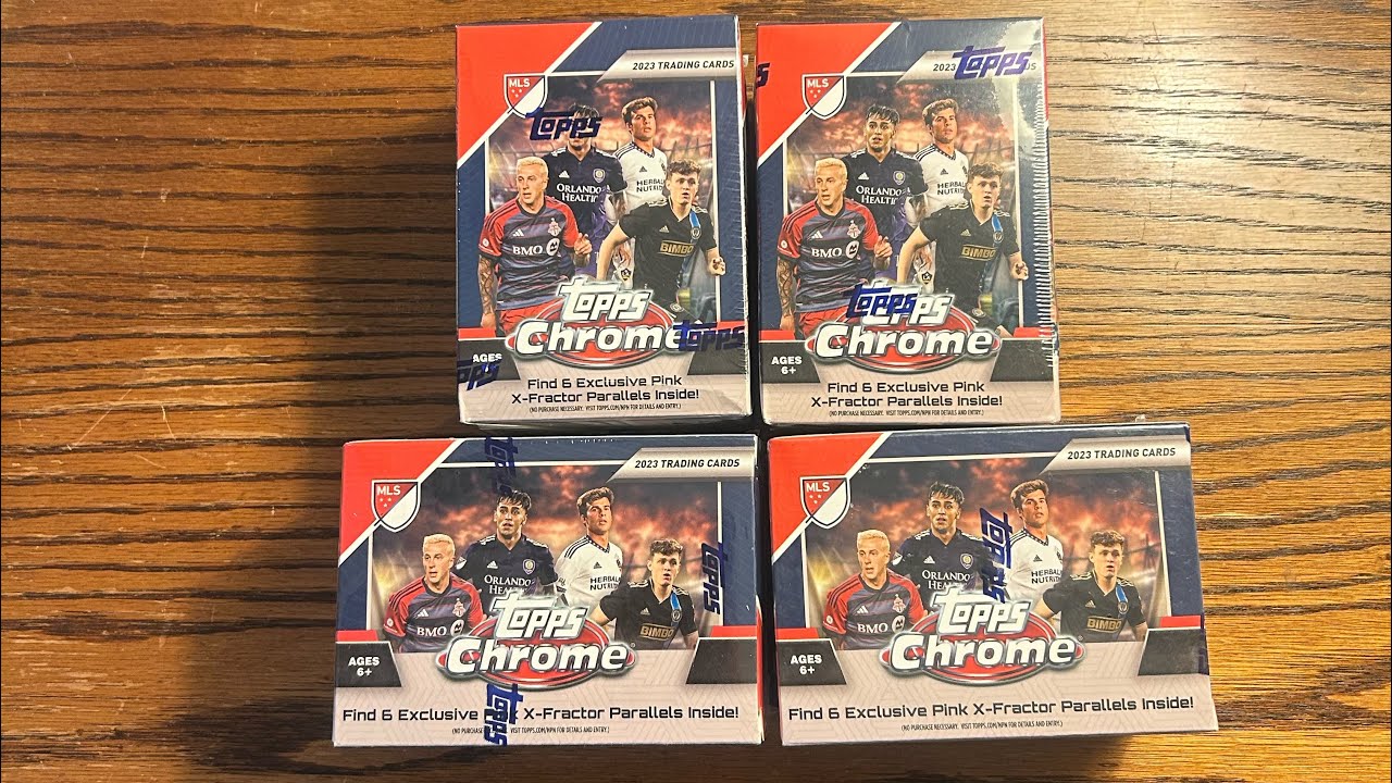 Tons of Color! Topps Chrome MLS 2023 4x Blaster Opening - YouTube