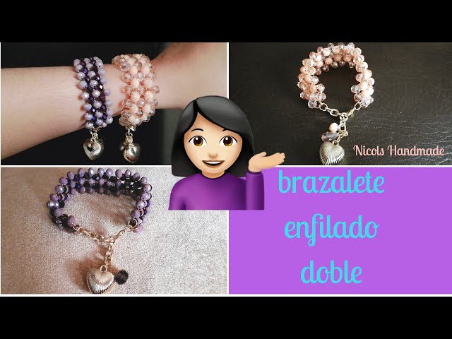 Brazalete enfilado doble