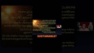 Is our species sustainable? #substack #shorts