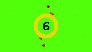 green Yellow Red 10 second Modern Countdown Video #timer #vfx #promodoro