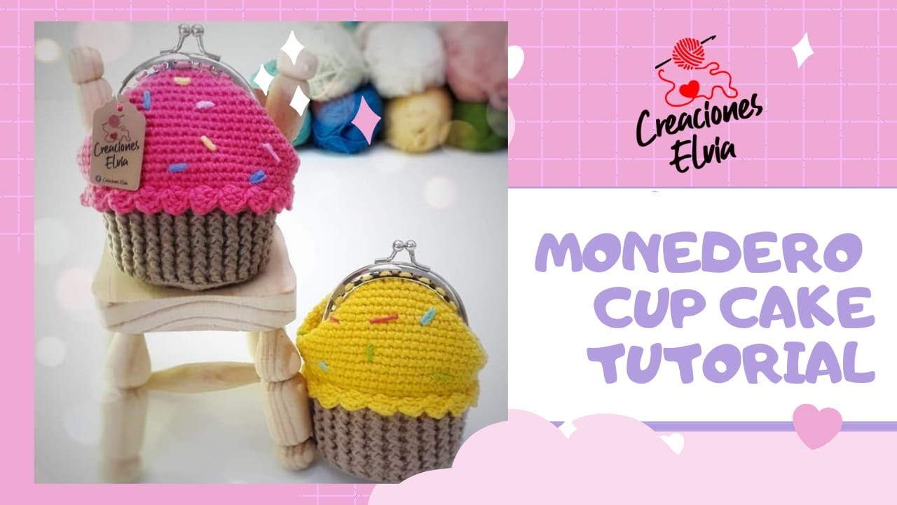 Monedero Cupcake tutorial