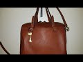 What's in my bag fossil rachel satchel?