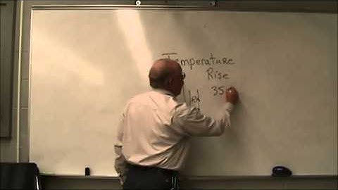 Two Minute Tutor What is Temperature Rise with Tom Kleinman