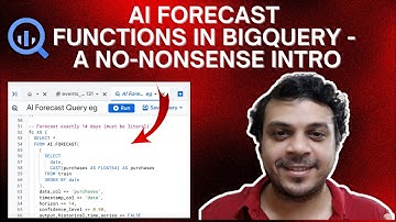 BigQuery AI Forecast, Evaluate & Anomaly Detection Functions