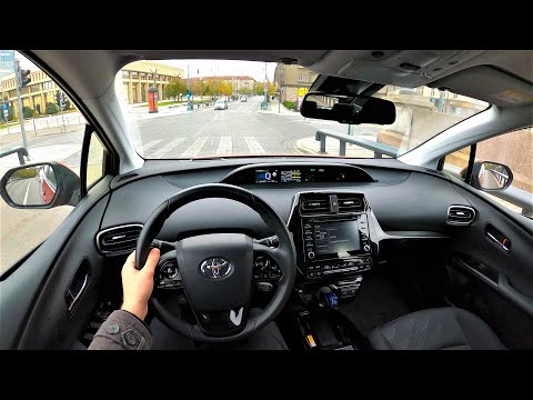 Toyota Prius Active (hybrid) 99HP - POV Test Drive. Toyota GoPRO driving