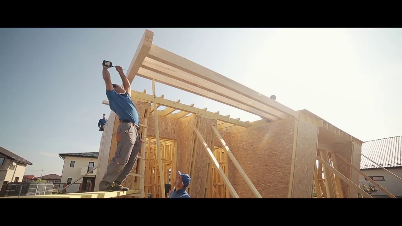 Montaj Casă din Lemn EcoKit