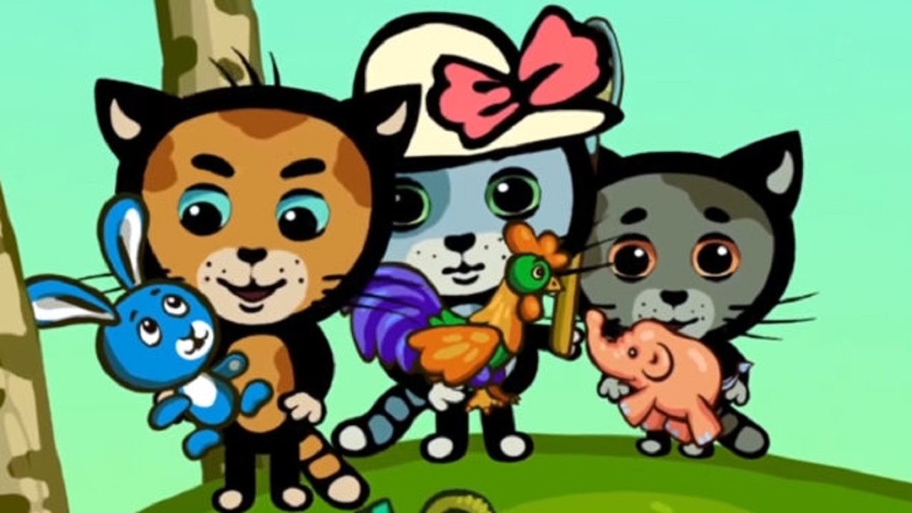 Развивающие и обучающие мультфильмы для детей и малышей - песенки - Три котенка: Береги игрушки
