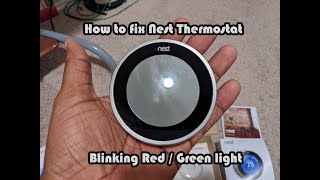 nest camera flashing red