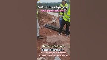 co2 rock breaking system--reusable quarry machine #co2rockblasting #rockblasting#drillingandblasting