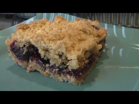 Blueberry Crumble Bars