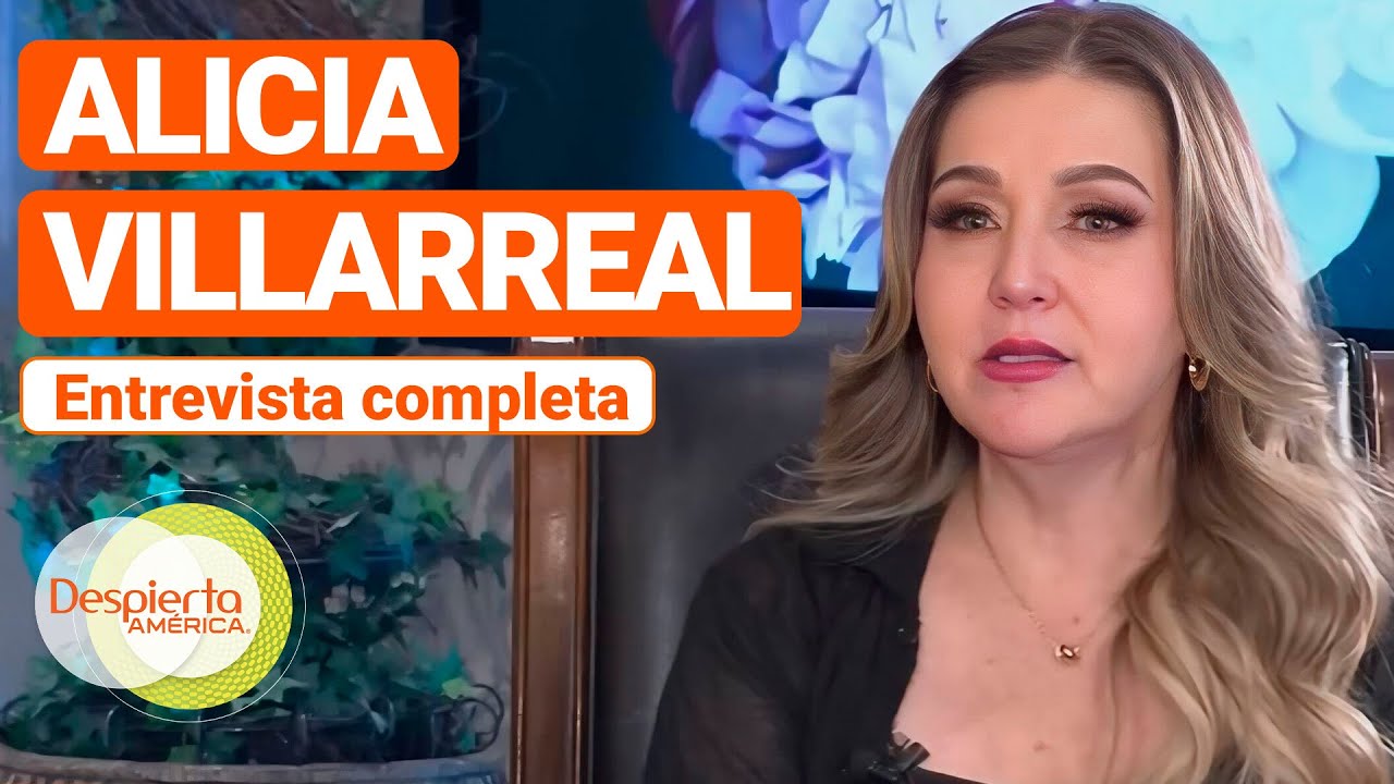 Alicia Villarreal habla en exclusiva de Cruz Martínez, la demanda y sus hijos | Despierta América