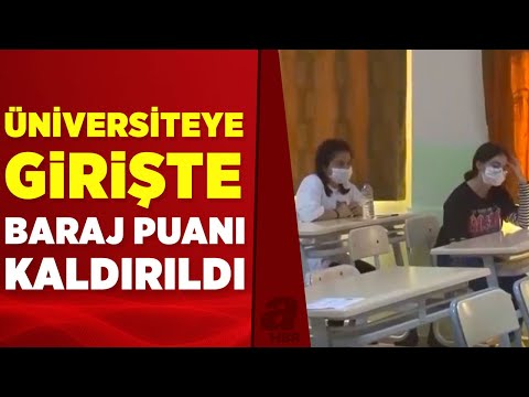 Üniversiteye girişte TYT ve AYT baraj puanı uygulaması kaldırıldı | A Haber