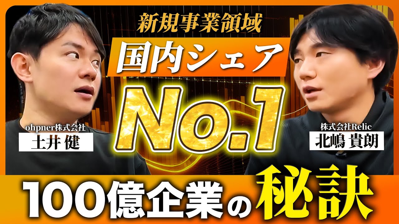 【後編】新規事業開発 国内シェアNo.1のRelic北嶋さんとフリートーク