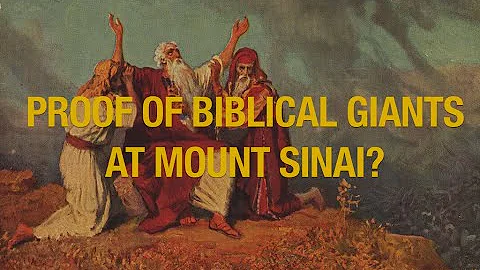 Proof of Biblical Giants at Mount Sinai? (Photos s...