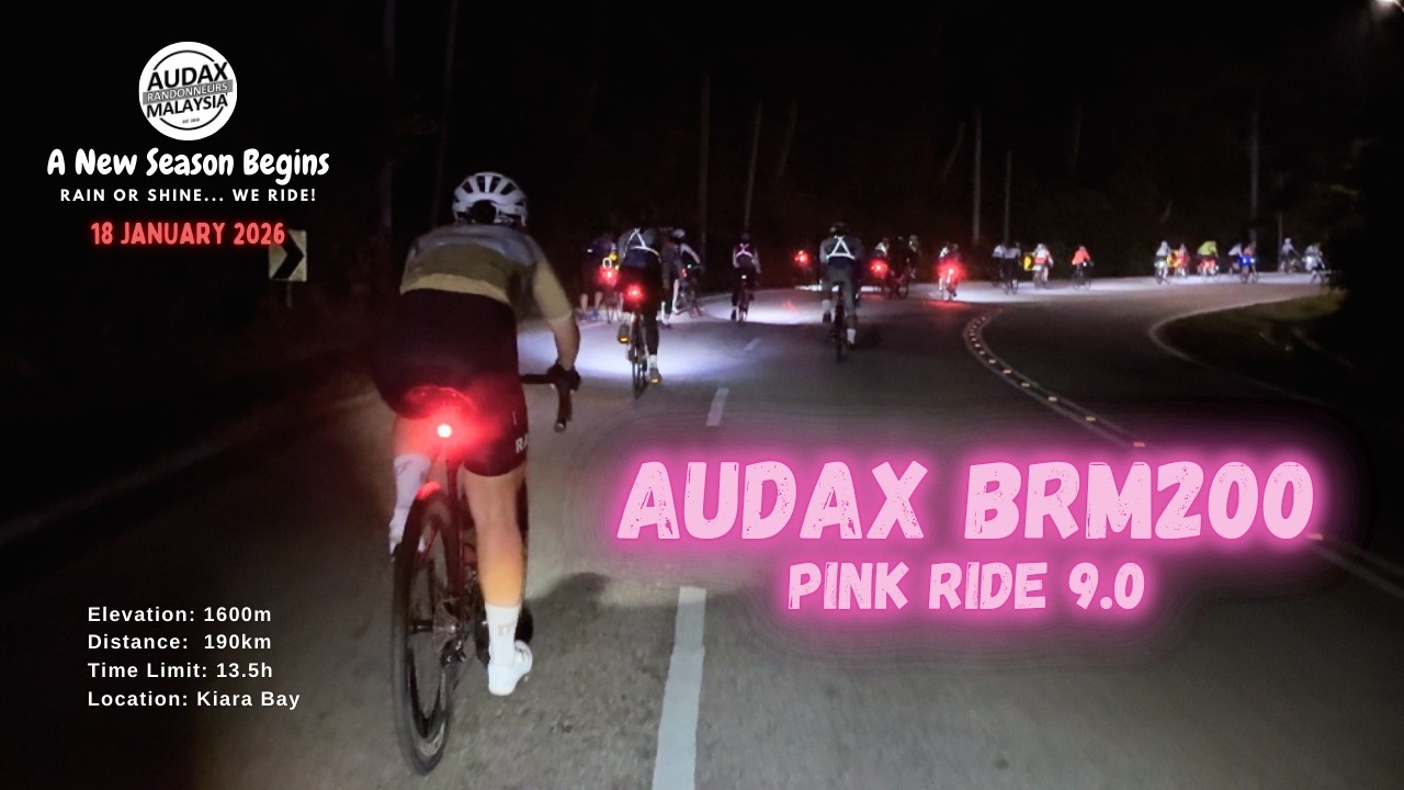 Audax BRM 200km 2026 | Pink Ride 9.0