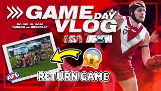 Return Game | 13 Weeks Post Broken Face! | AFL Gameday Vlog: Yarram v Rosedale (Round 16) 2025