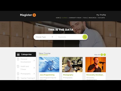 Video based Online Learning Portal