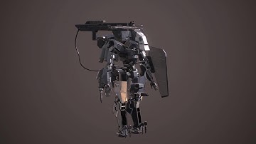 3d model sahelantropus rig